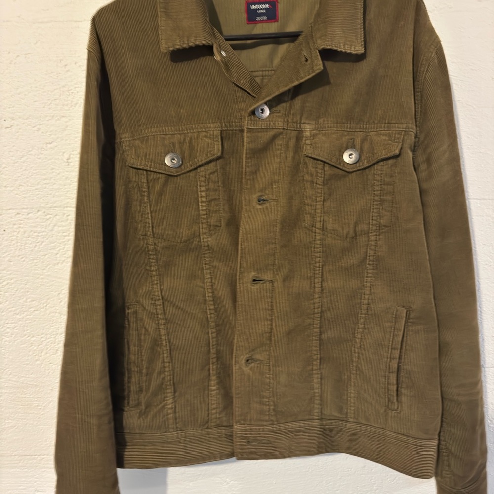Mango Men's Tan Corduroy Jacket